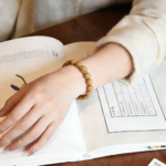 Handmade Jade Hall Spring magnolia incense beads bracelet, traditional Chinese ancient aromatherapy craft, oriental elegant cultural jewelry for daily wear