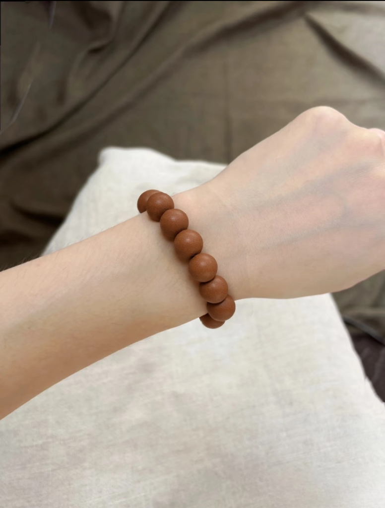 Lshana Vermilion Dawn daily wearing incense beads bracelet, versatile Mother’s Day gift aromatherapy bracelet for women, Dunhuang inspired natural herbal beads